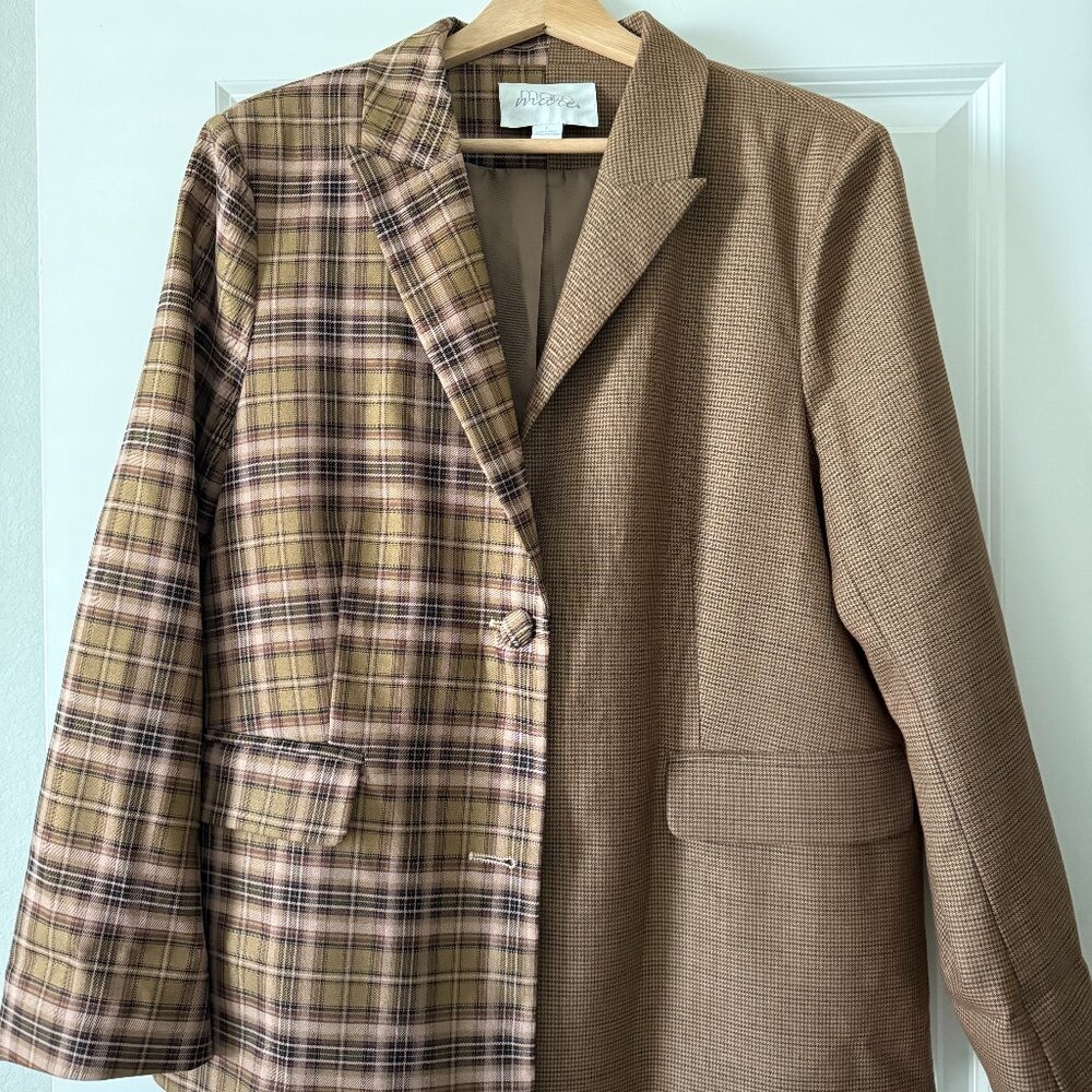Mare Mare Mixed Print Blazer